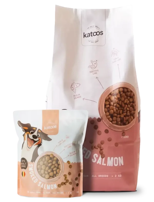 Smoked Salmon croquette pour chien au saumon 12kg KATOOS