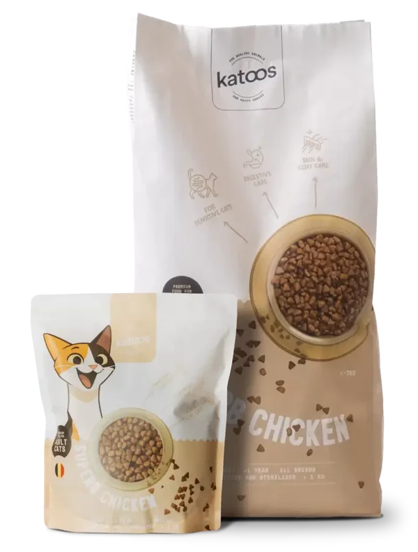 Superb Chicken croquettes au poulet pour chat 7kg KATOOS