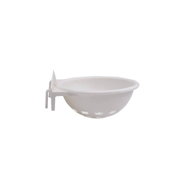 Nid blanc avec crochets 12cm x 5 cm Nid blanc avec crochets 12cm x 5 cm Nid blanc avec crochets 12cm x 5 cm