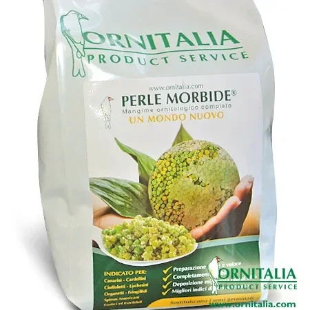 Perle morbide verte 9 kg - Ornitalia