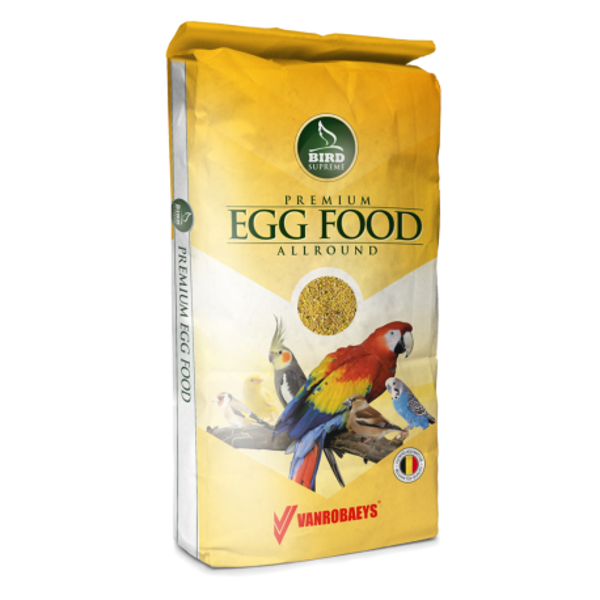 Pâtée aux oeufs jaune sèche 10Kg - Bird Supreme
