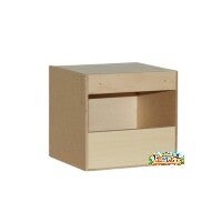 Nid exotique ouvert - 12x12x12,5 cm