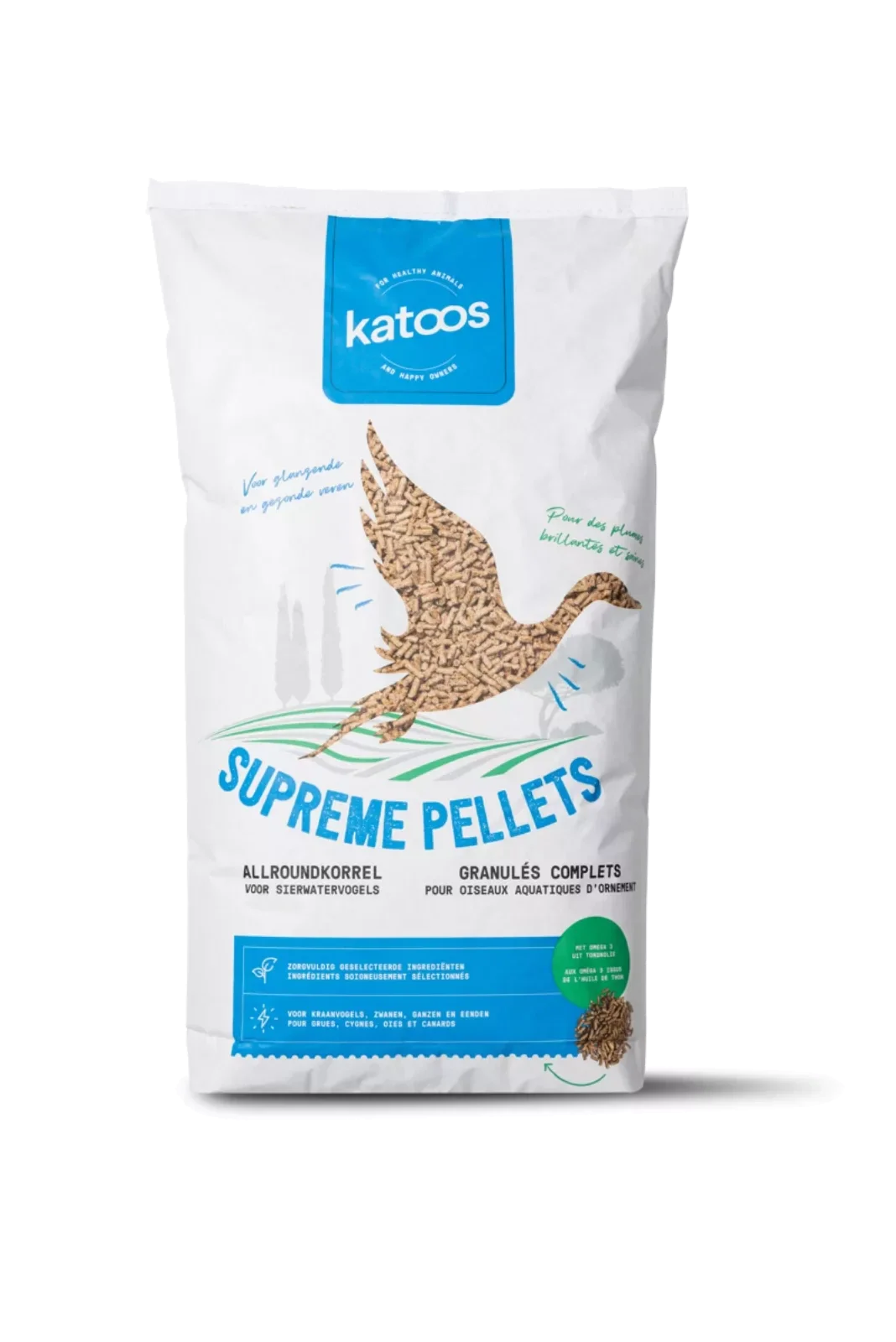 Granules shine pour oiseaux aquatiques d’ornement 18KG KATOOS