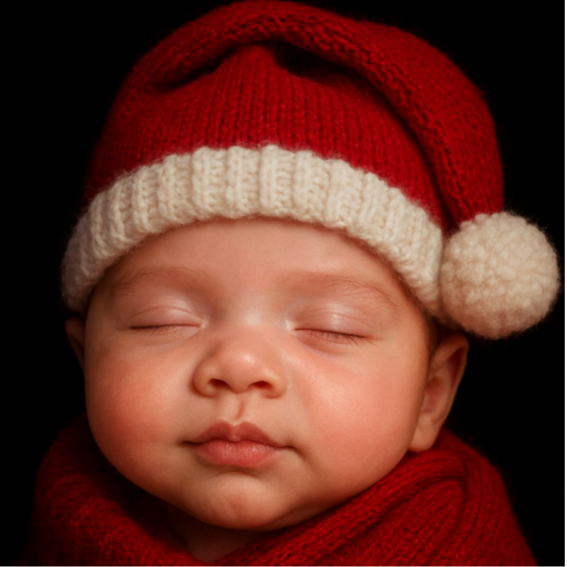 Realistische 8K babyfoto van 3Decho