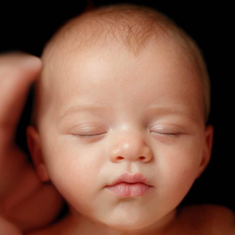 Realistische 8K babyfoto van 3Decho