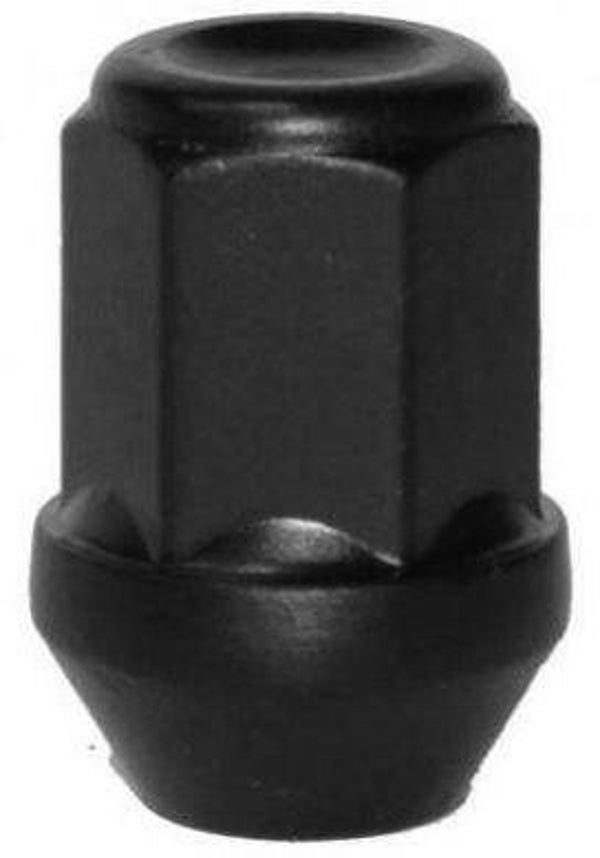 Mutter Stängd 12x1,25x34 19mm skalle SVART (619)