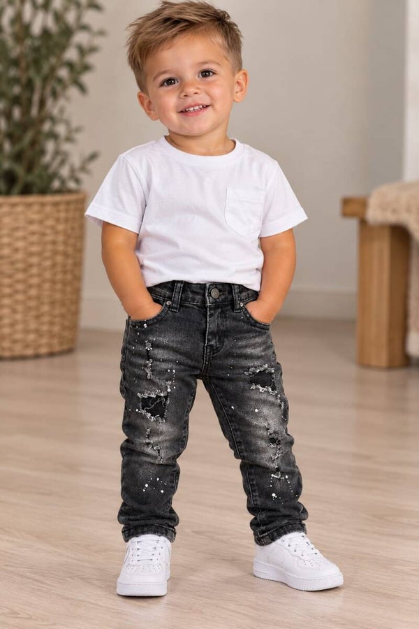 Baby spijkerbroek zwart