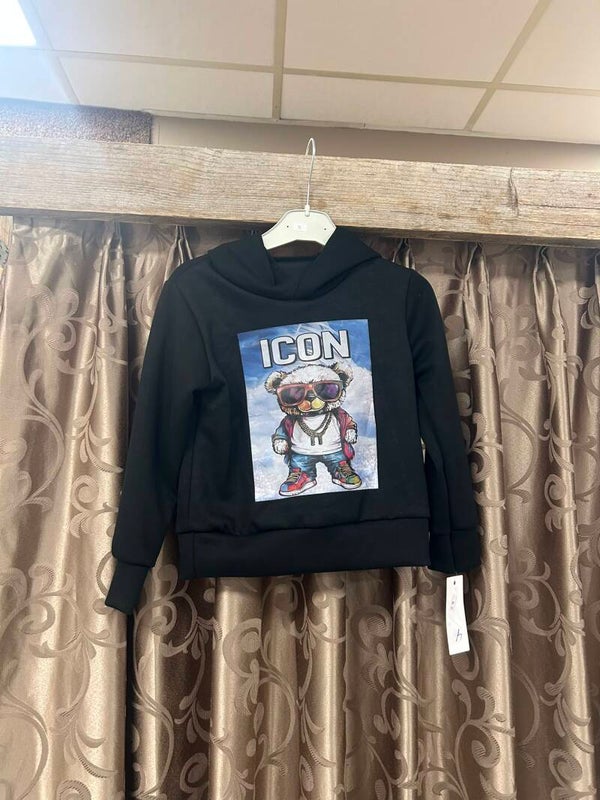 Icon hoodie zwart