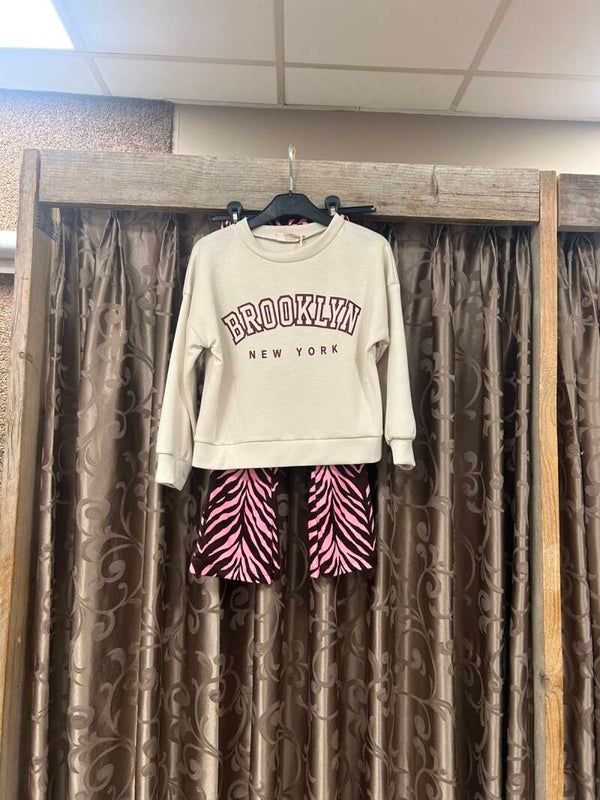 Meisjes pak Brooklyn roze