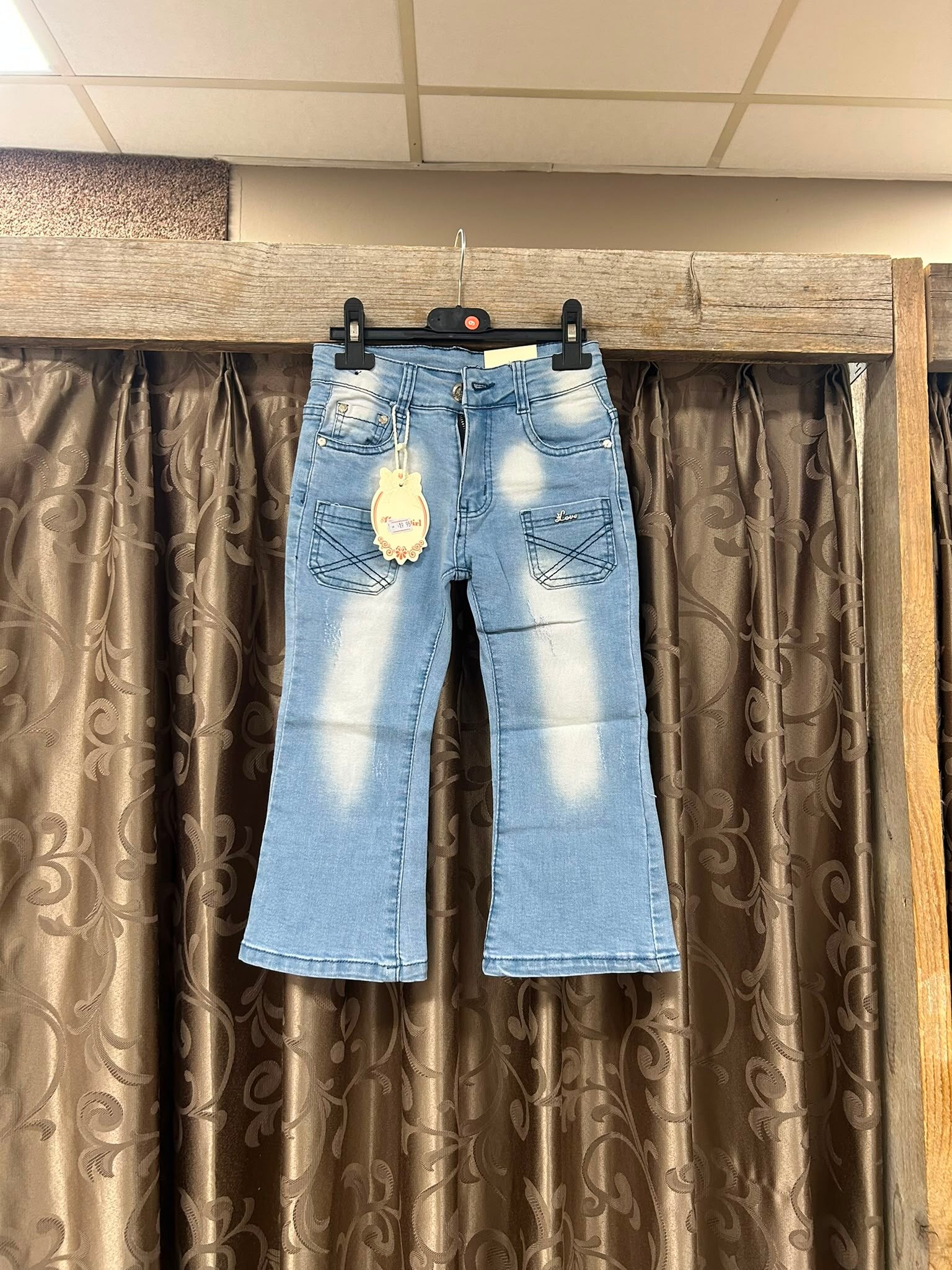 Meisjes spijkerbroek blauw