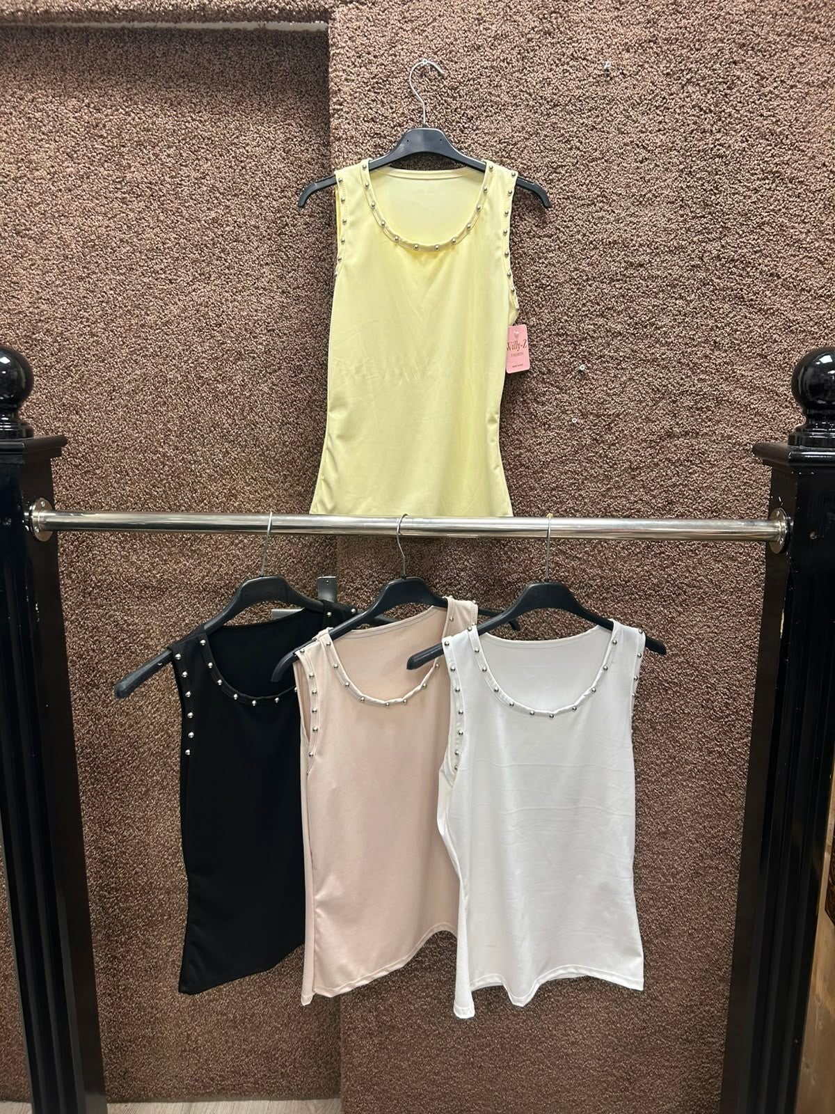 Hemd met steentjes One Size (meerdere kleuren)