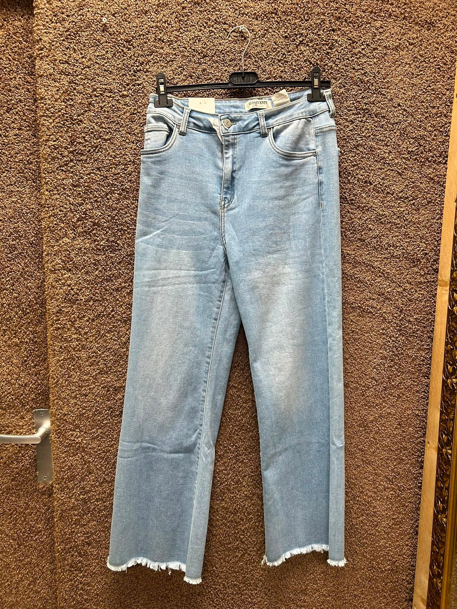 Spijkerbroek blauw bottom ripped