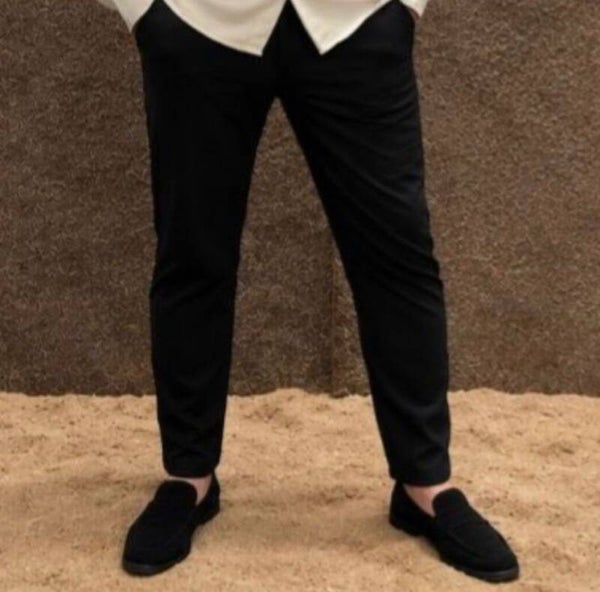 Heren pantalon zwart