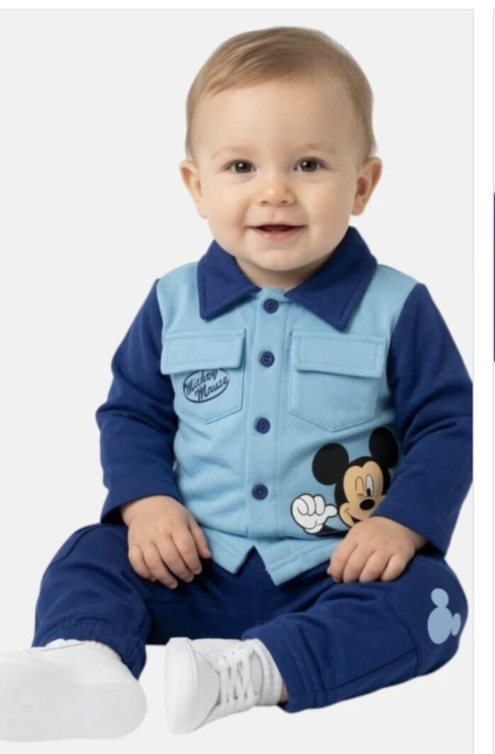 Micky pakje met blouse blauw