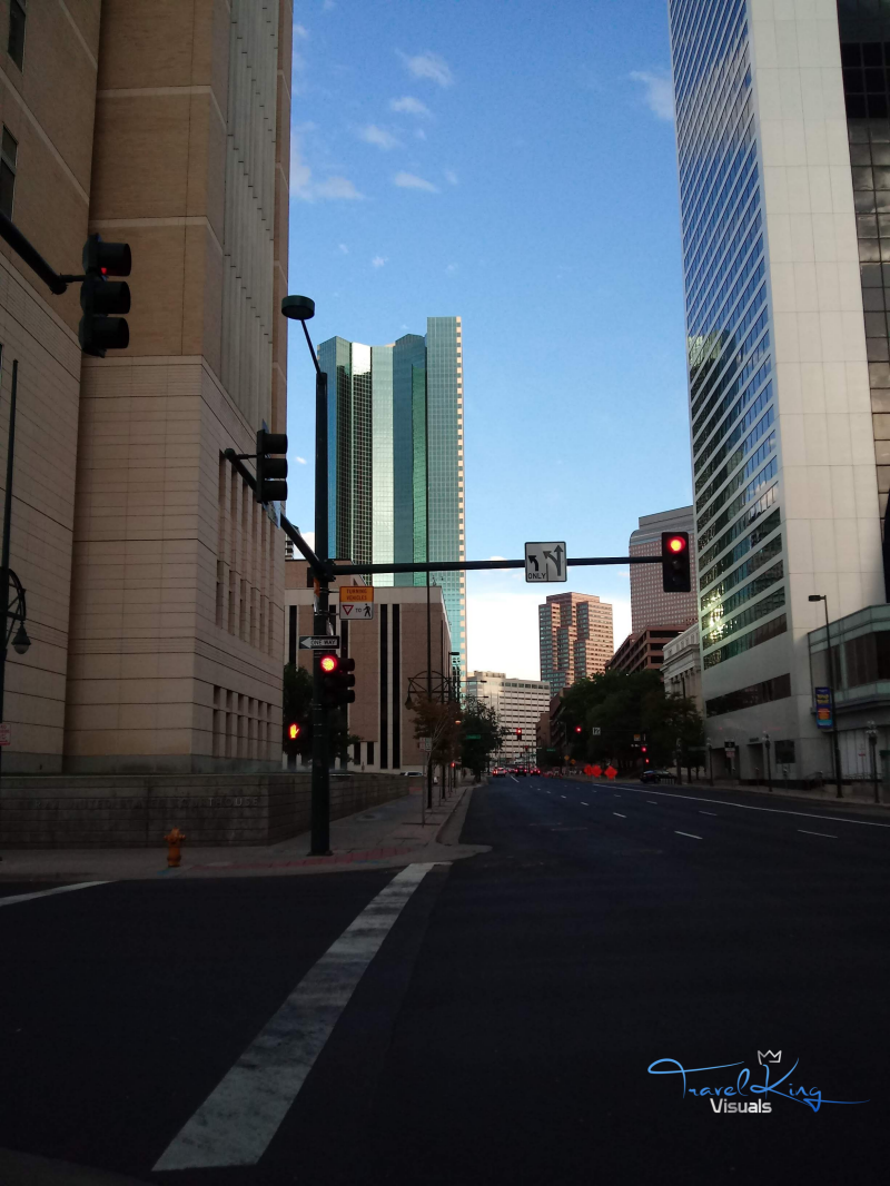 Downtown Denver Intersection - Shot By TravelKing Visuals LLC 