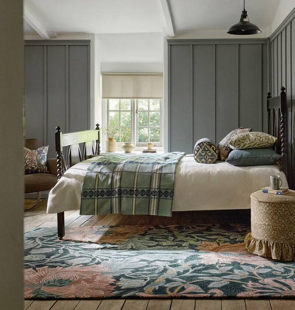 Morris & Co Honeysuckle & Tulip Teal