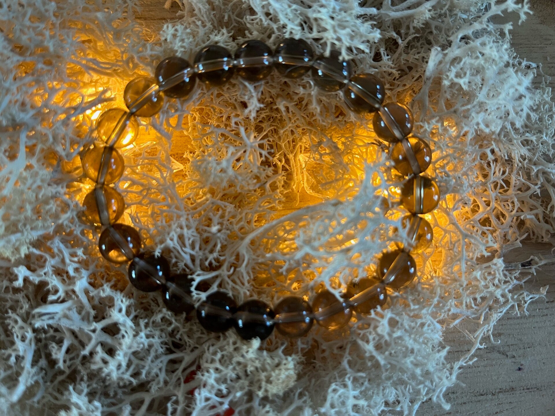 Bracelet Quartz Fumé 8 mm