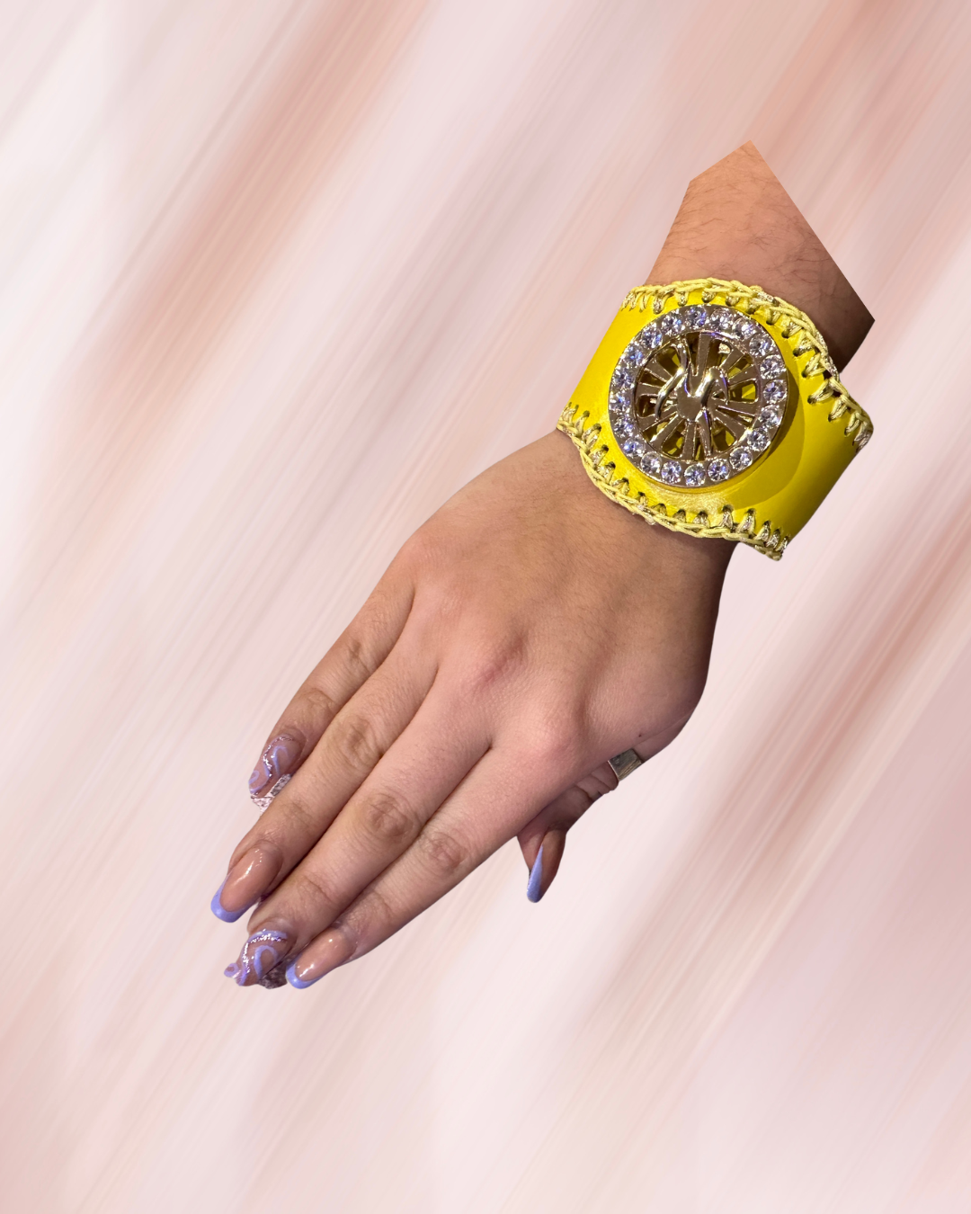 BRACELET ANTI STRESS JAUNE