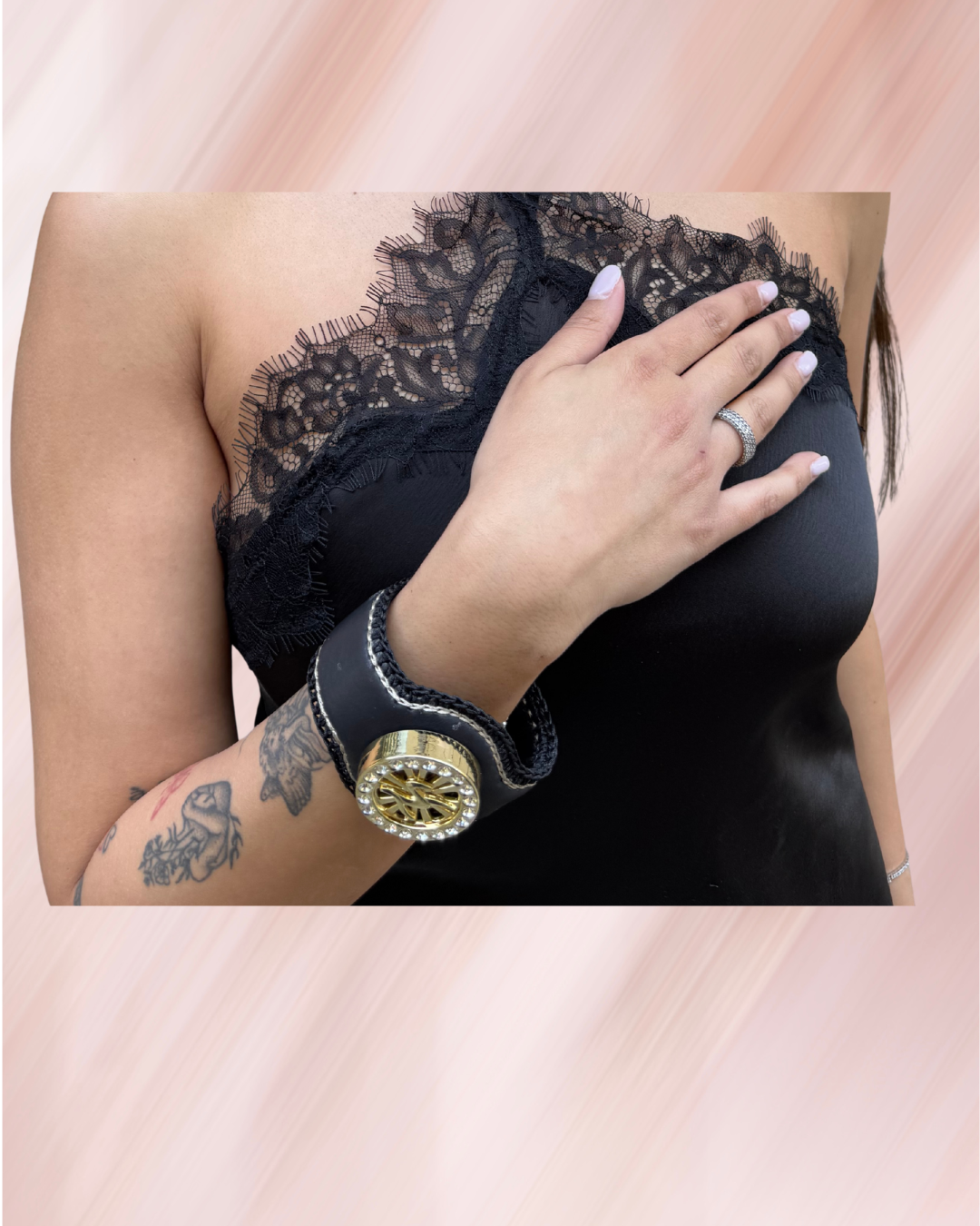 BRACELET ANTI STRESS NOIR