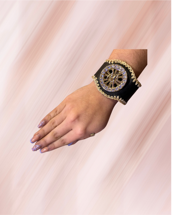 BRACELET ANTI STRESS NOIR /ECRU