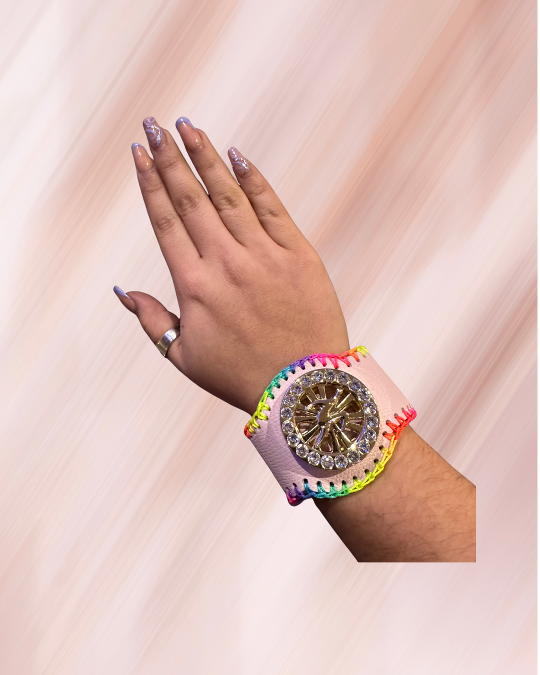 BRACELET ANTI STRESS ROSE CLAIR