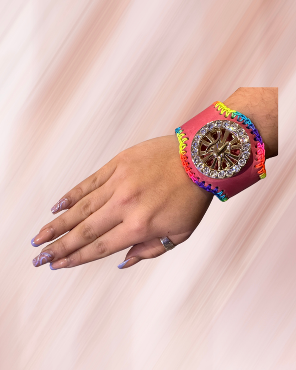 BRACELET ANTI STRESS ROSE RAINBOW