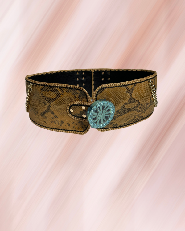 CEINTURE CHIC & SECURE IMPRIME PYTHON