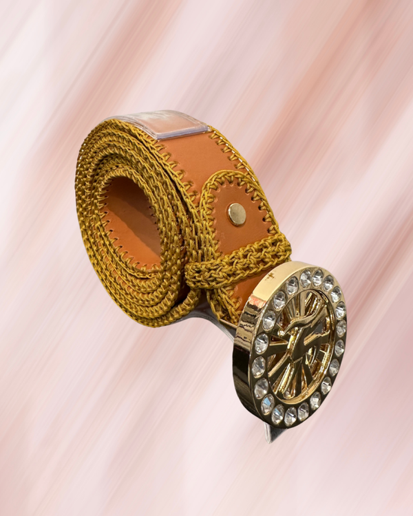 CEINTURE CHIC & SECURE UNISEXE OCRE