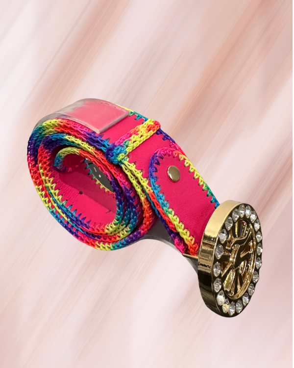 CEINTURE CHIC & SECURE UNISEXE ROSE RAINBOW