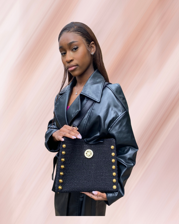 SAC NINI FULL CROCHET NOIR