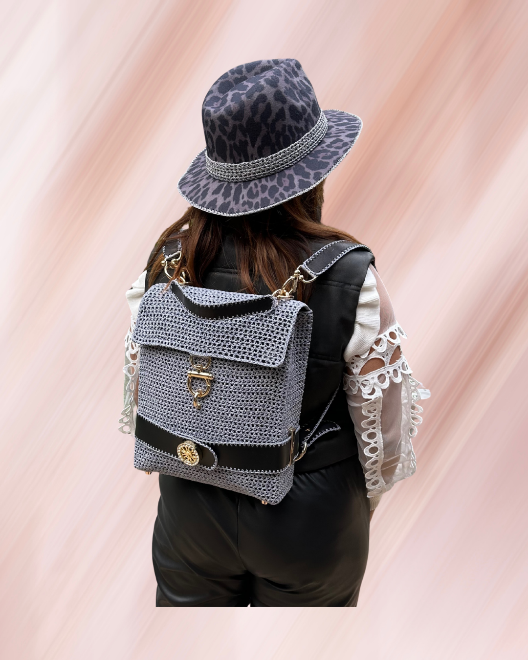 SAC A DOS FULL RAINBOW GRIS