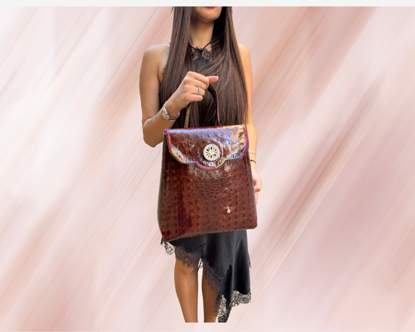 SAC AYEHA LAMAAGIE MARRON CIRE L