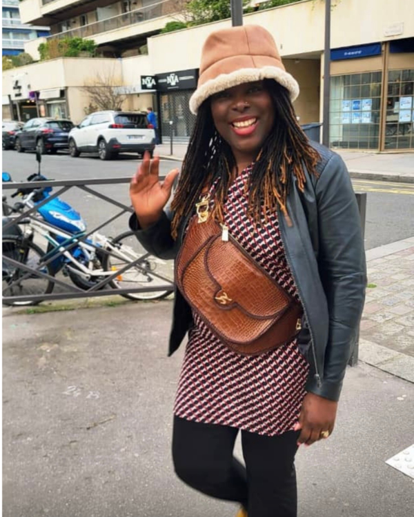SAC BANANE MARRON IMPRIME