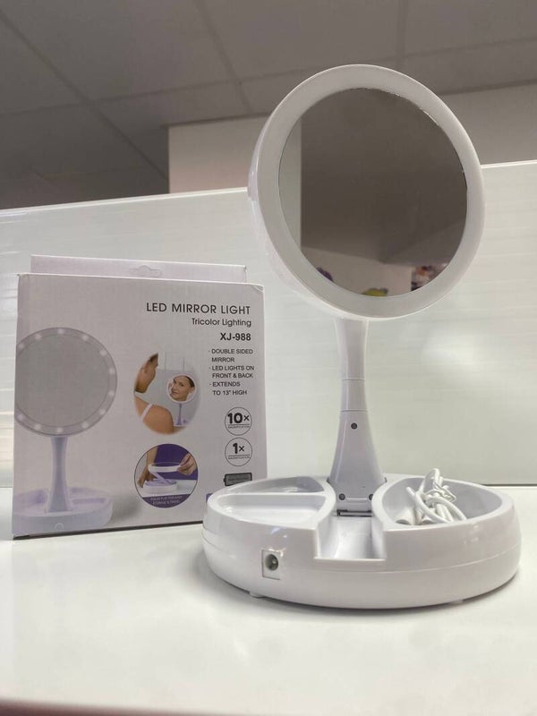 Oglindă LED cu Iluminare Tricoloră – Model XJ-988