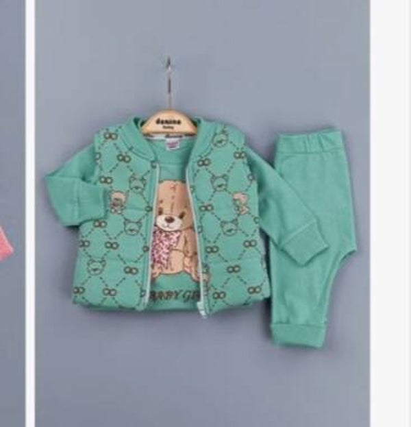 SET 3 PIESE. BLUZA, PANTALONI,JACHETA