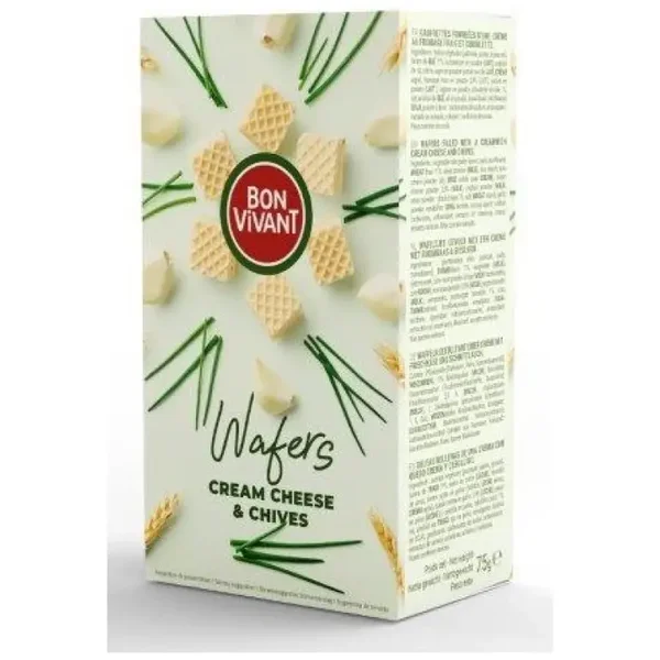 Wafeltjes Roomkaas en Bieslook