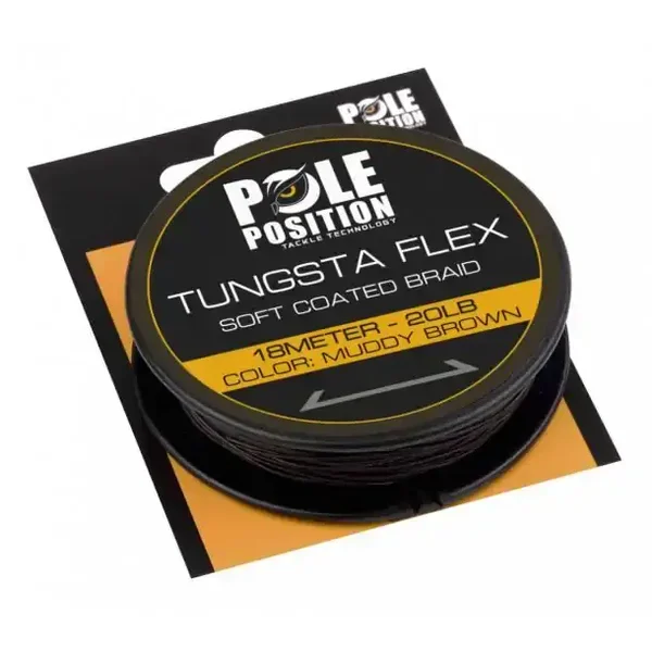 PolePosition soft Coated Braid Tungstaflex 18m 20 lb