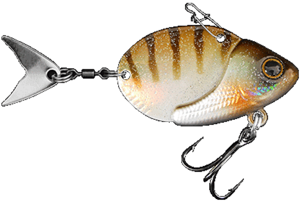 Fishus Esparrall Spin Tail Gouden Tijger