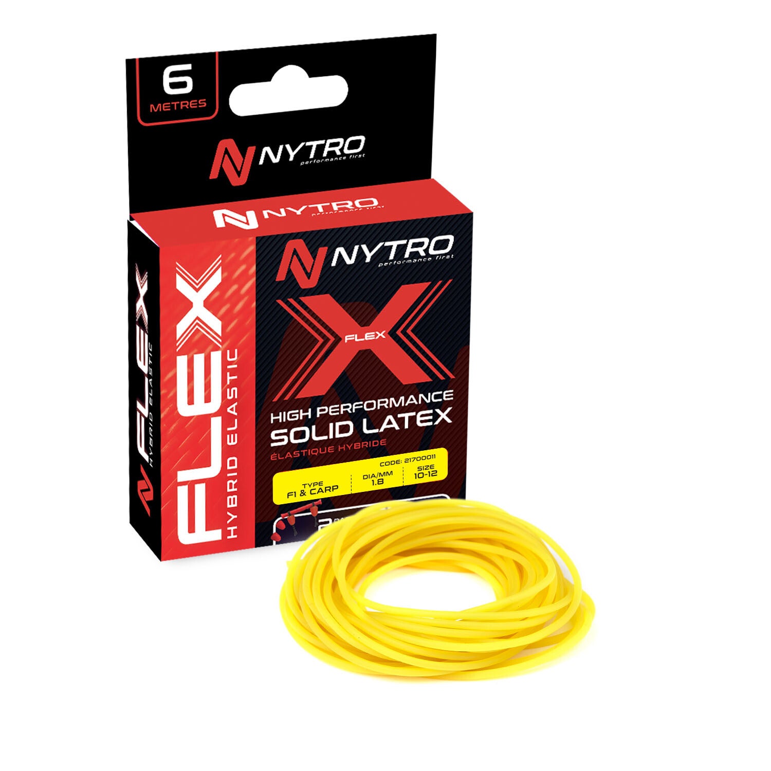 NYTRO FLEX ELASTIEK 1,8mm – Felgeel – F1 & Karper