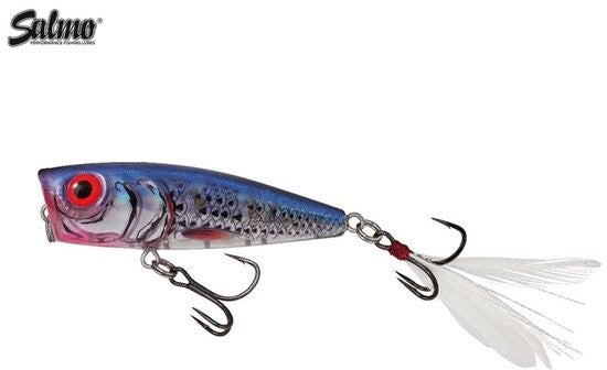 Salmo Rattlin'Pop 7 Clear Blue Shiner - Flaoting
