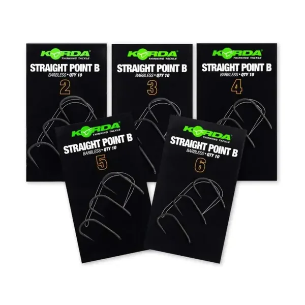 Korda Straight Point Hook Barbless