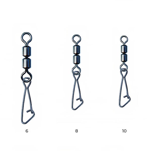 NYTRO CONNEX DUBBELE FEEDER SWIVEL MET HOOKED SNAP