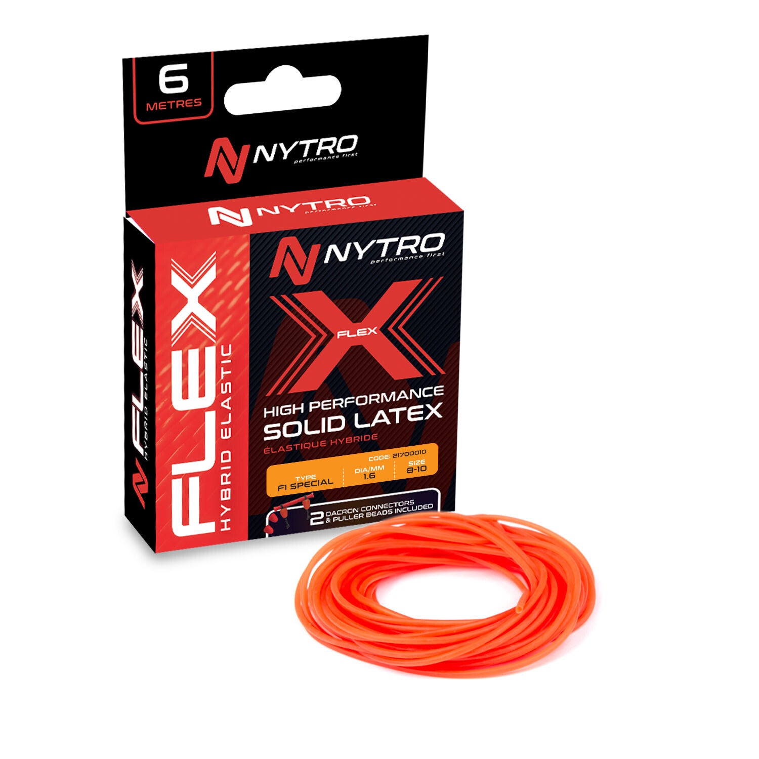 NYTRO FLEX ELASTIEK 1,6mm – Feloranje – F1 Special