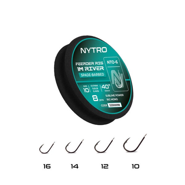 NYTRO NTO6 FEEDER RIVER READY TIED RIGS
