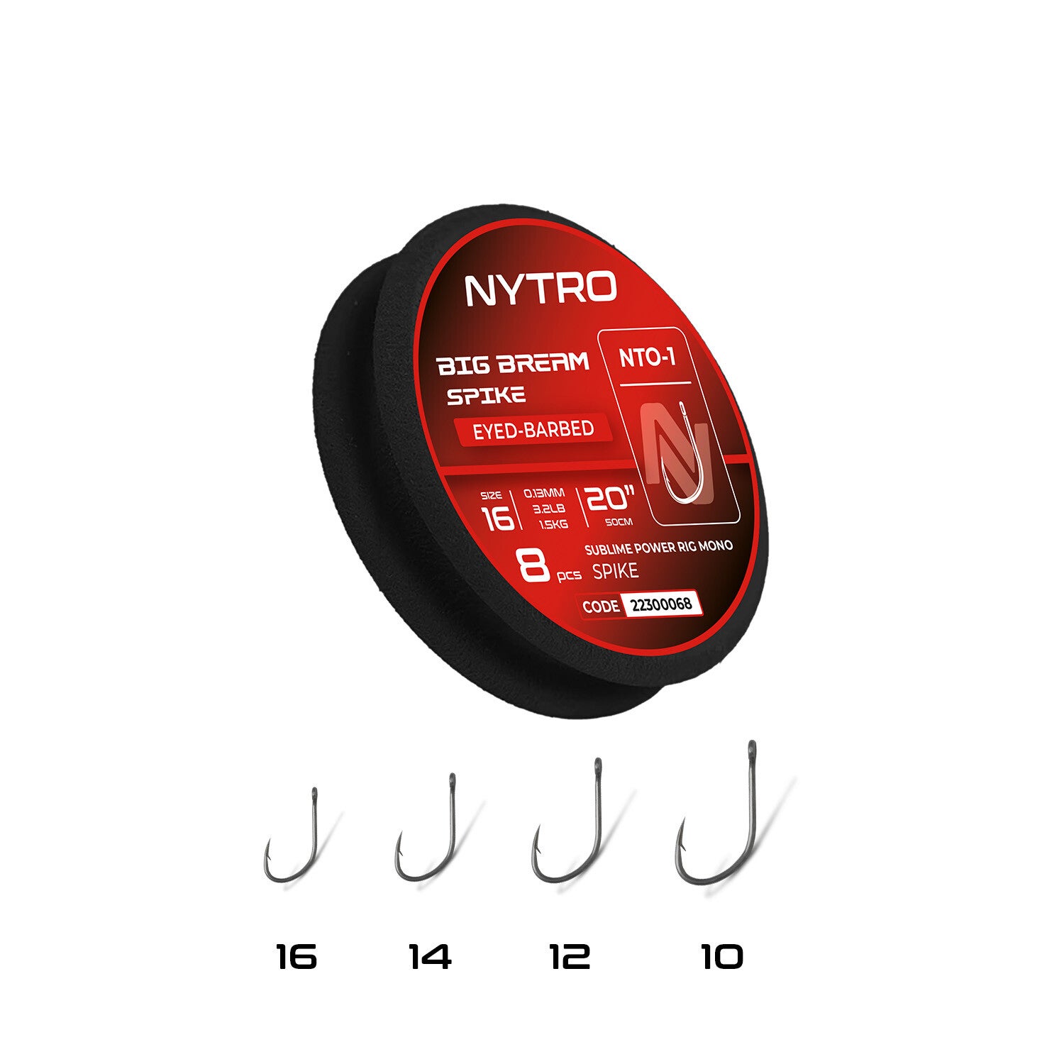 NYTRO NTO1 BIG BREAM BAIT SPIKE READY TIED RIGS