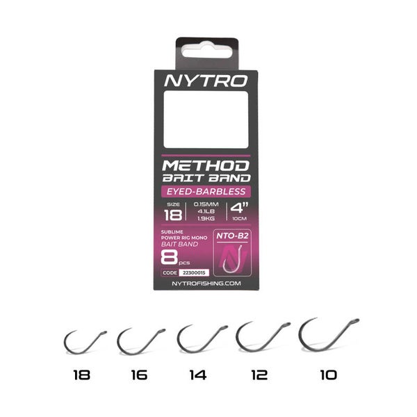 NYTRO WEERHAAKLOZE LATEX LOKBAND, KLAARGEBONDEN RIGS