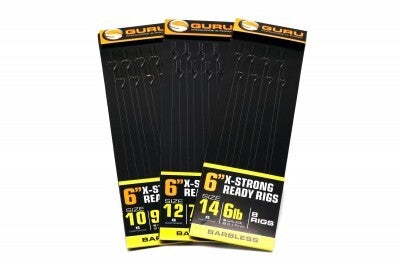 GURU X-STRONG POLE READY RIGS XS SPADE HOOK BARBLESS