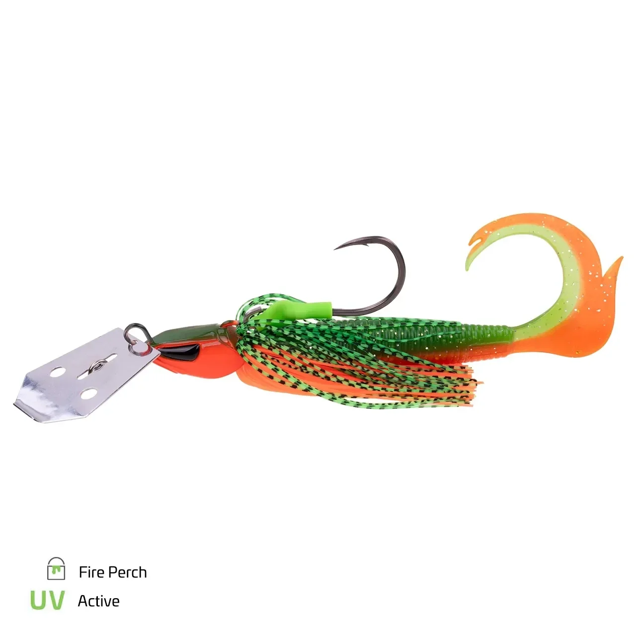 Zeck Bladed Cat Jig FIRE Perch