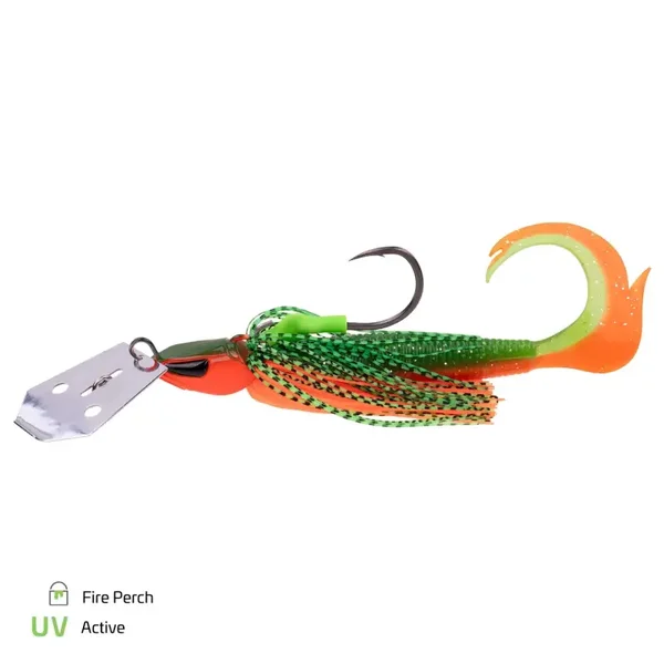 Zeck Bladed Cat Jig FIRE Perch