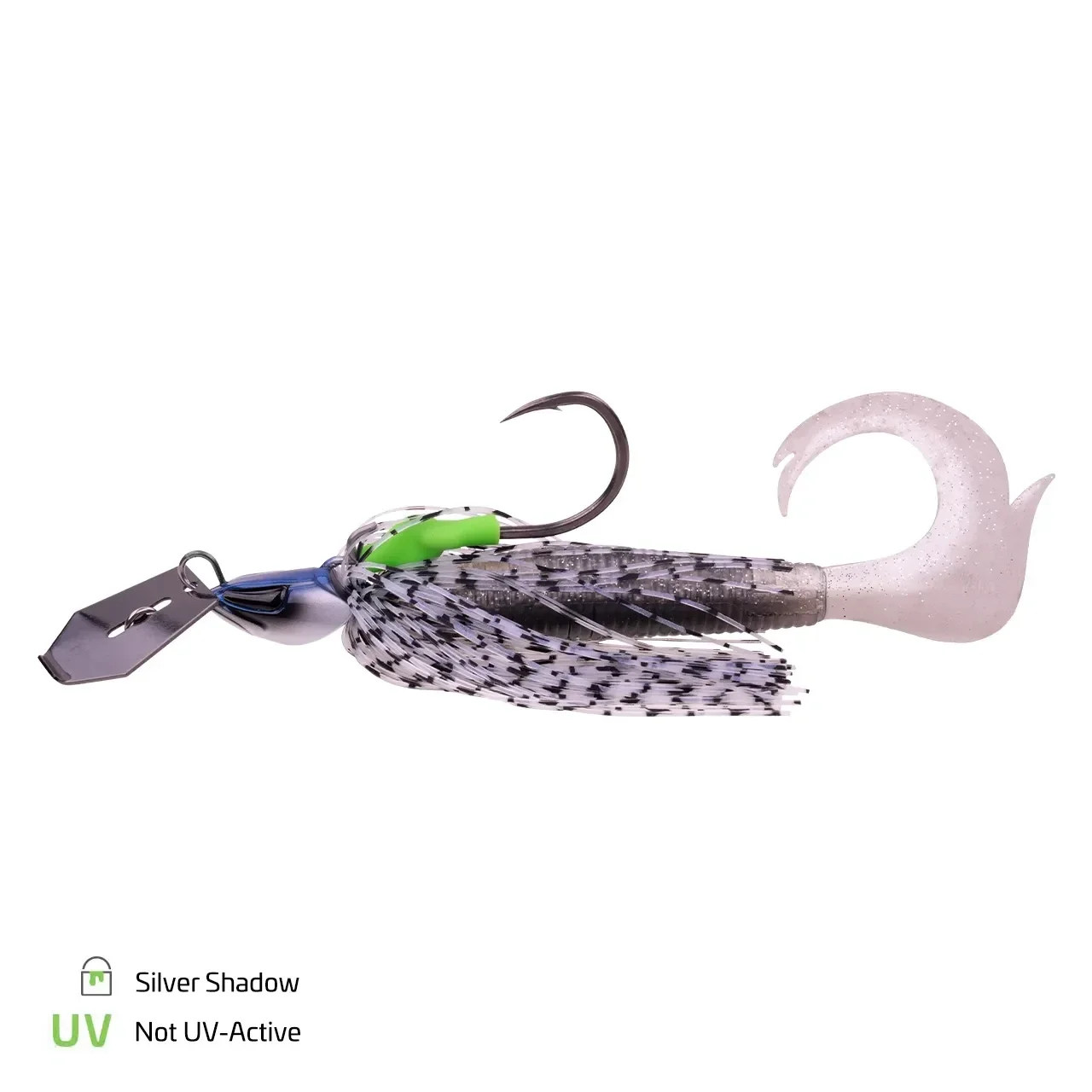 Zeck Bladed Cat Jig Silver Shadow